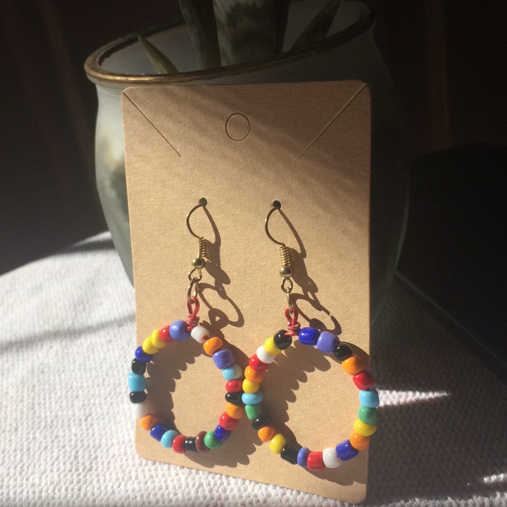 Small hoop earrings
